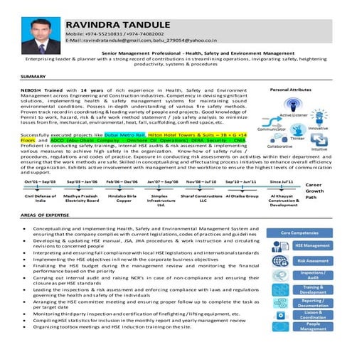 HSE Officer CV | DOCX
