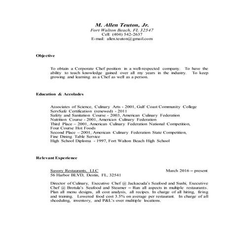 AllenTeuton2016Resume