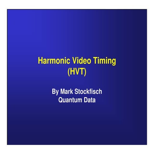 HVTpaperDI2003v5 | PDF