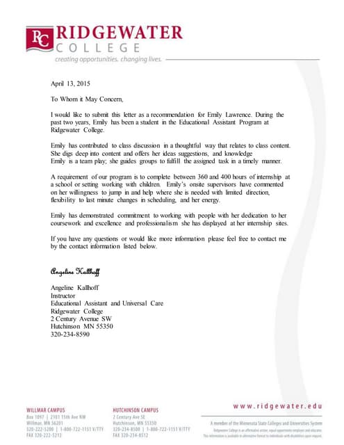 Erin - Letter of Recommendation - version 2 | DOCX