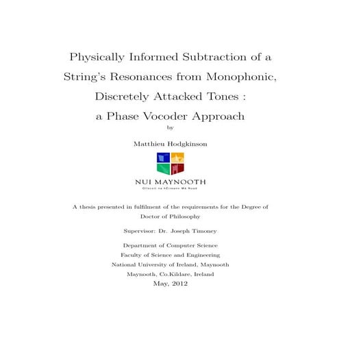 Doctoal Thesis Matthieu Hodgkinson