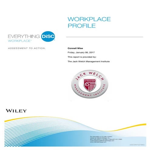 ConnellWise 2017 DiSC Assement