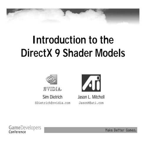 Comprehensive Guide to DirectX 9 Shader Models and Advanced Shader ...
