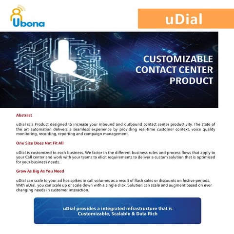 uDial Product Note