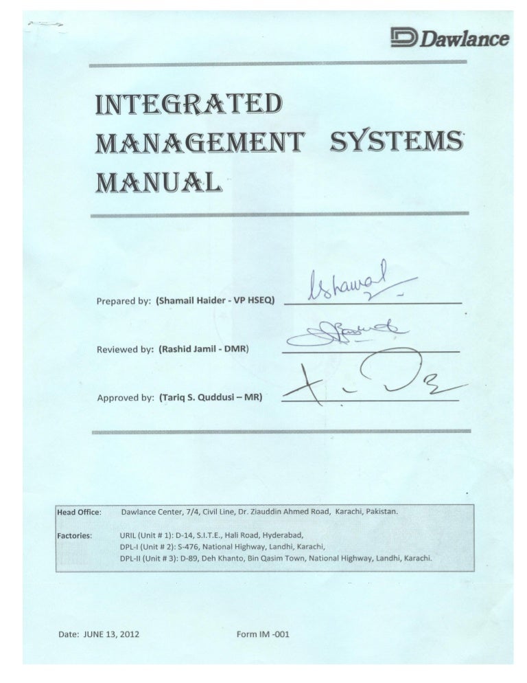 Ims Manual Rev 012 Images, Photos, Reviews