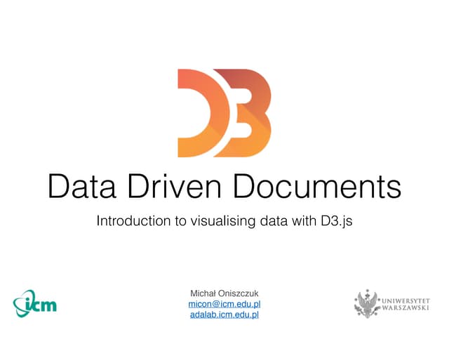 Introduction to data visualisations with d3.js — Data Driven Documents
