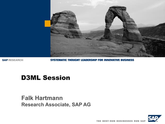 D3ML Session