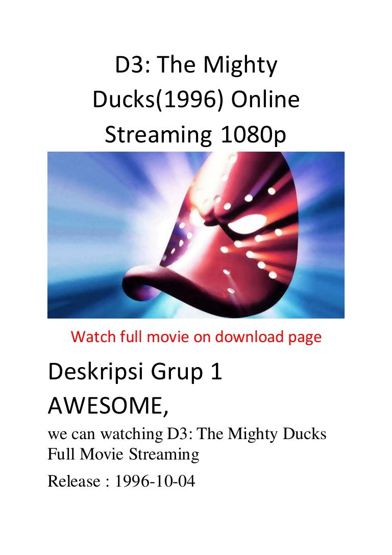 Mighty Ducks 3 Stream German Mighty Ducks 3 Stream German