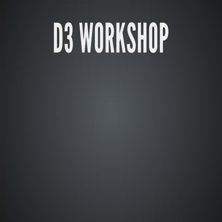 D3.js workshop