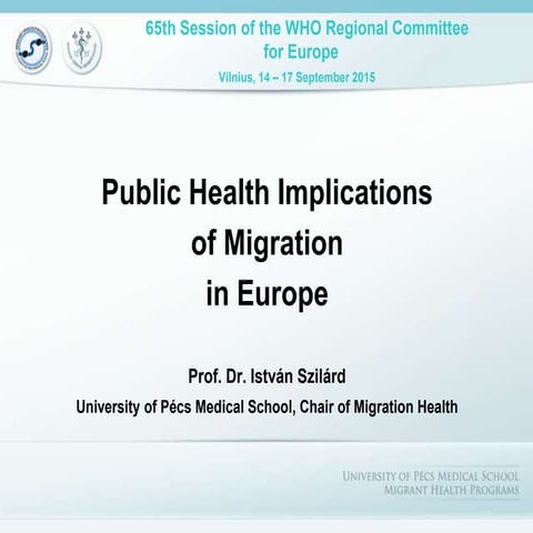 Public Health Implications of Migration in Europe