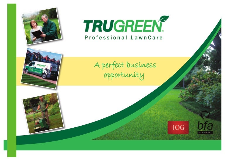 trugreen lawn mowing