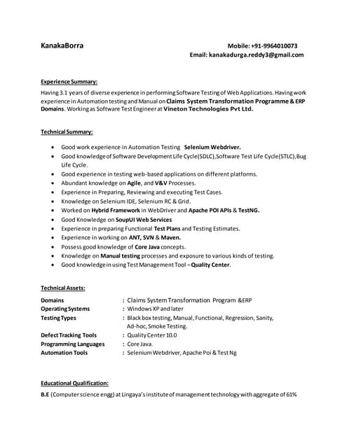 Kanaka Reddy presentations