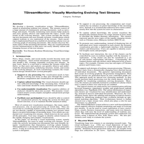 A taxonomy and survey of Dynamic Graph Visualization | PDF