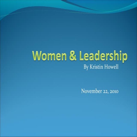 Women & Leadership