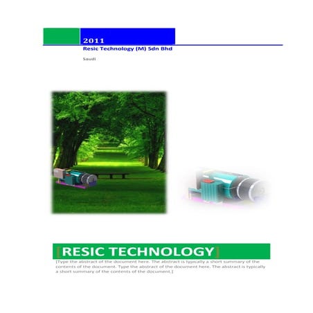 Product Brochure RESIC 2011