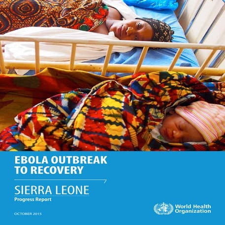 WHO SIERRA LEONE PROGRESS REPORT