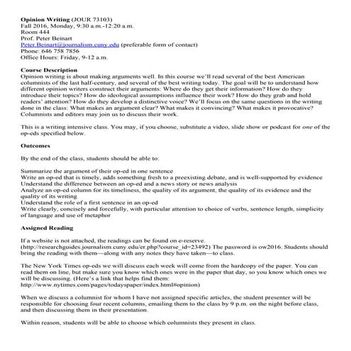 Opinion Writing_Fall 2016_Beinart