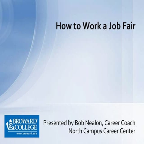 Job Fair Presentation