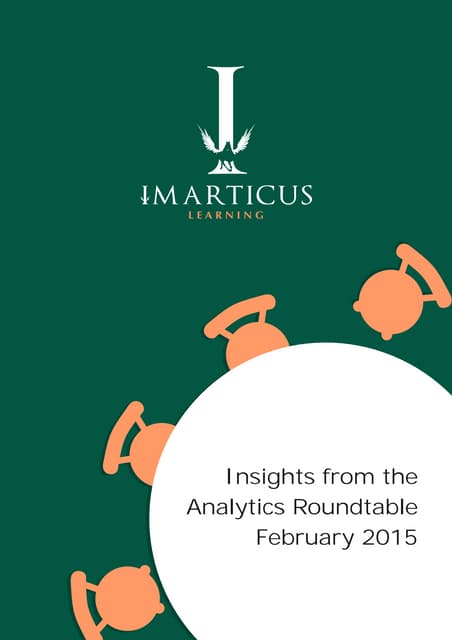 Imarticus Roundtable Analytics Conference Summary
