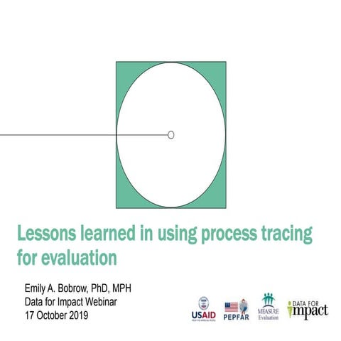 Lessons learned in using process tracing for evaluation