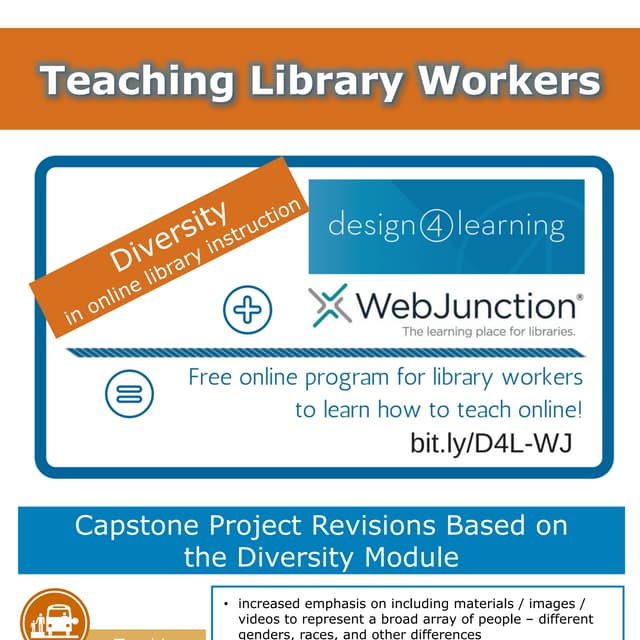 Teaching Library Workers How to Provide Inclusive Online Instruction