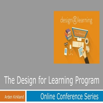 Design for Learning Webinar Series Introduction