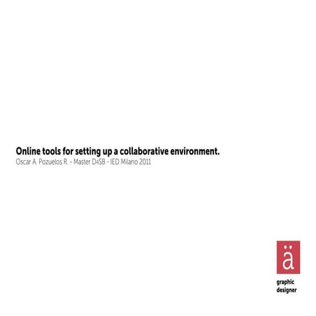 D4SB Collaborative Environment