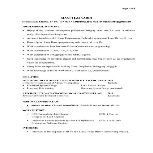 Maniteja_Professional_Resume