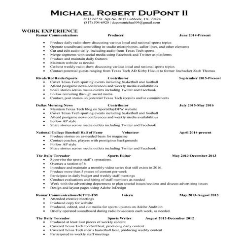 Ty Resume | PDF