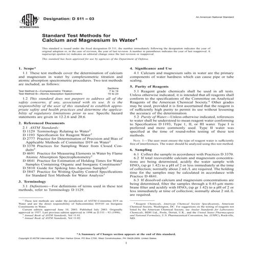 3025 IS code Ph parameters of water with content | PDF