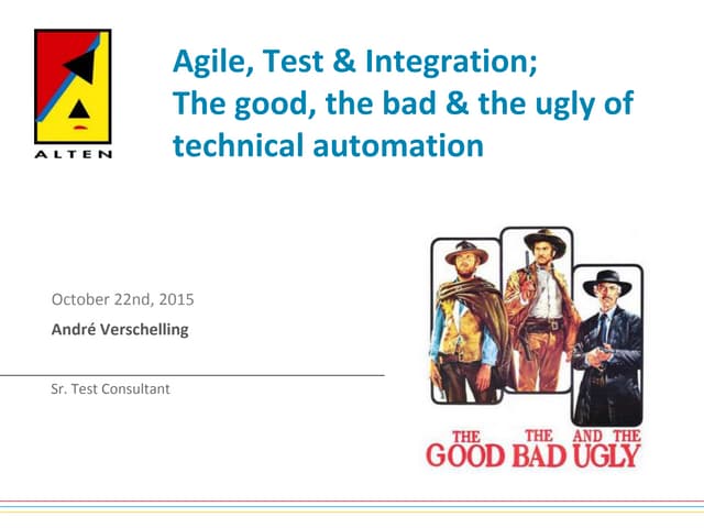 The good the bad and the ugly - final