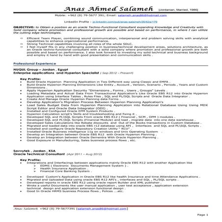 Anas Salameh -Resume