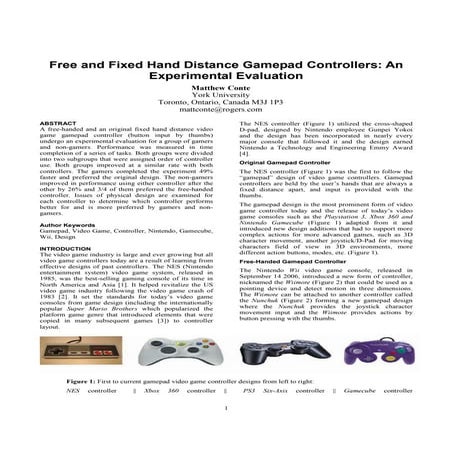 Official gamecube controller | PDF