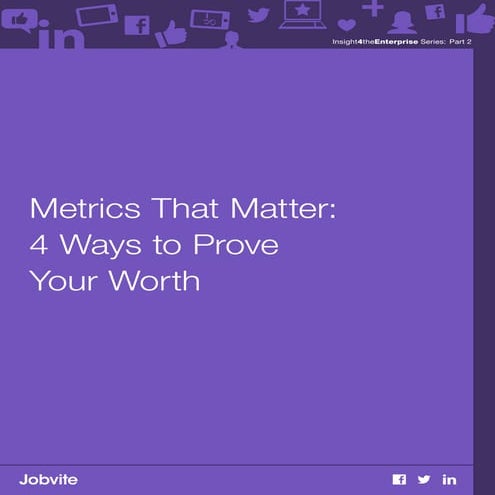 metrics that matter