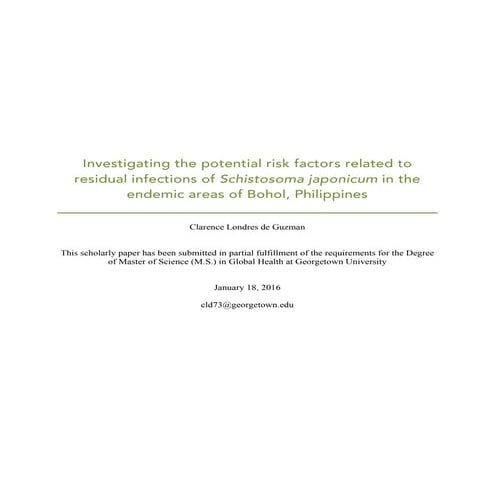 DEGUZMAN Clarence_GLOH 910 Scholarly Paper