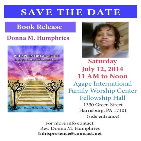 Book Signing Flier