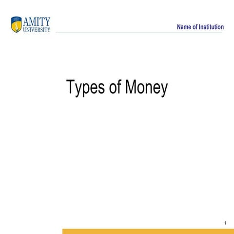 D5699 Types Of Money