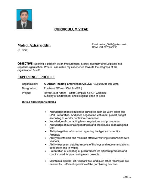 CURRICULUM VITAE