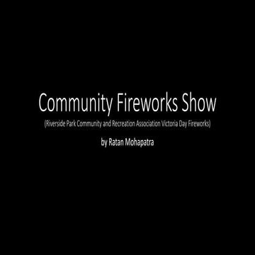 Community Fireworks Show