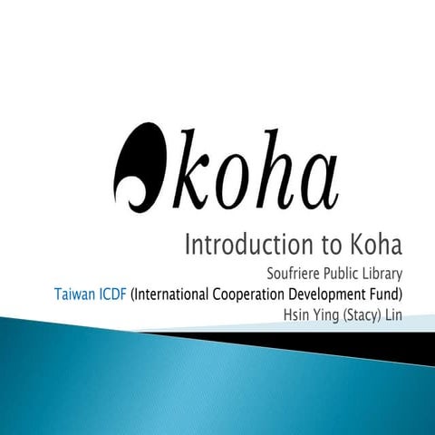 Introduction to Koha
