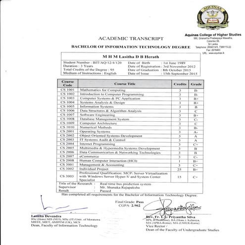 diploma transcript | PDF