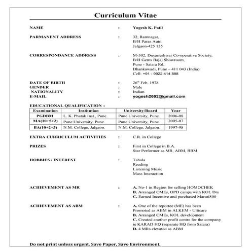 My CV | DOC