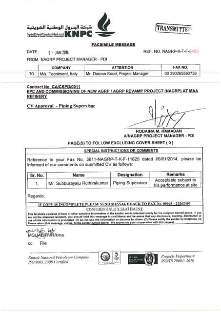 SIPCHEM CO | PDF