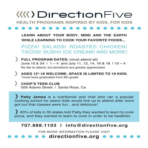 D5 pilotprogramflier print