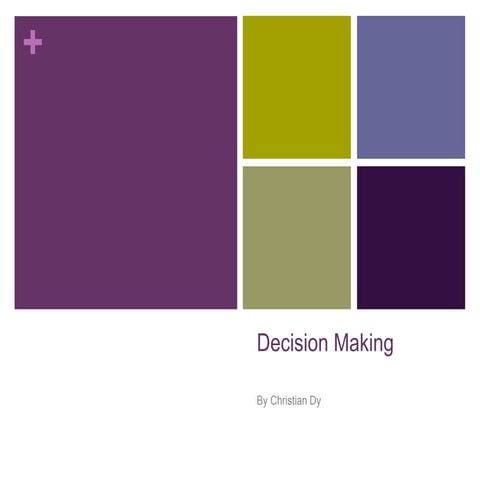 Decision Making Presentation