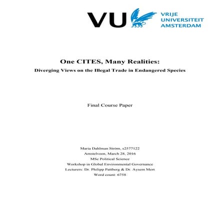 Dahlman Ström, 2577122 - Final course paper