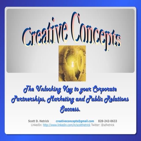 Creative Concepts Overview