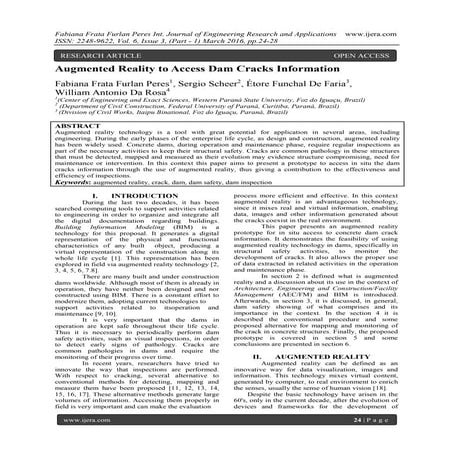 Augmented Reality to Access Dam Cracks Information