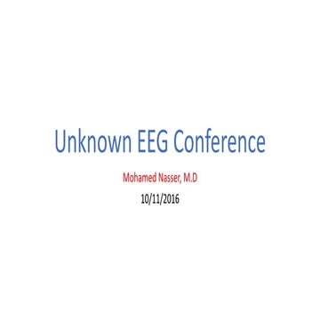 EMG artifact presentation