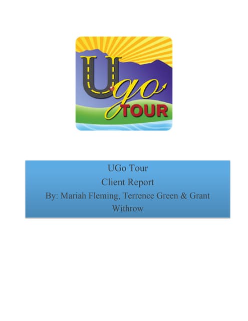 UGo Tour Client Report Final